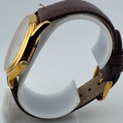 VTG Disney 25 Year Quartz Watch Kodak Men Gold Tone Leather Analog New Battery