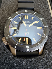 RARE SANGIN INSTRUMENTS GBRS KINETIC II Ti V1 WATCH FDE Coyote Tan TITANIUM
