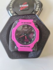 G-SHOCK GA2300Analog-Digital Pink Resin Watch Black/Pink Dial 200m Quartz w/ Box