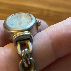 Carriage by Timex Womens Watch Silver Tone Case and Band W/White Dial