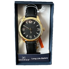 GEORGE Analog Mans Wrist Watch With Long Life Battery