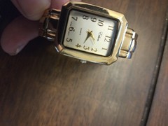 Elgin Women’s Gold-Tone Bangle Dress Watch Quartz EL169