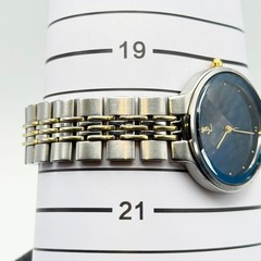 Saint Laurent Watch Quartz Round Y-Cut Blue Dial New Battery