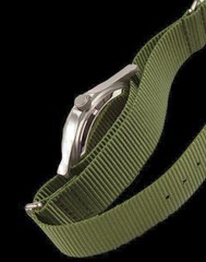 MWC G10LM Military Watch | 50m | Date Window | Screw Case Back | Olive Strap