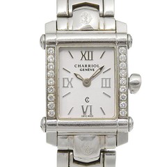 CHARRIOL Columbus 9012911 Stainless Steel / Diamond 18mm White Dial #NW1589