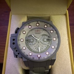 Invicta I-Force Bomber Mens 50mm Watch in Gunmetal — model 18698