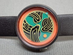 NEW Projects Watches PJT-7581 Dancheong 33mm Black Leather Strap Watch