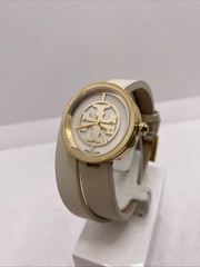 Tory Burch The Reva Double Wrap Watch Swiss Made New Battery Luxury