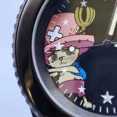 ONE PIECE Wristwatch Tony Tony Chopper Black 40mm EVANCE byM Japan [Excellent]