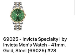 3 Invicta Watches Bundle. For Fathers Day!!!