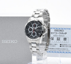 [Mint w/Box] Vintage SEIKO 7T92-0DW0 Chronograph Men’s Quartz Watch from Japan