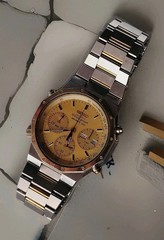 Seiko Chronograph Ref 7a38 702 A Royal Oak Quartz Vintage