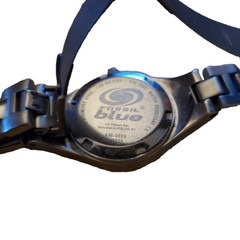 Fossil “Blue” Watch with Prism Crystal & Diamond Bezel