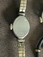 Vtg 50s-60s Ladies Watch Lot Hamilton 10K RGP & Heno Swiss 17 Jewels Repair Wind