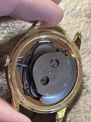 Vintage 37mm Gold Tone Timex Viscount 48861 10978 Watch 1978 Runs
