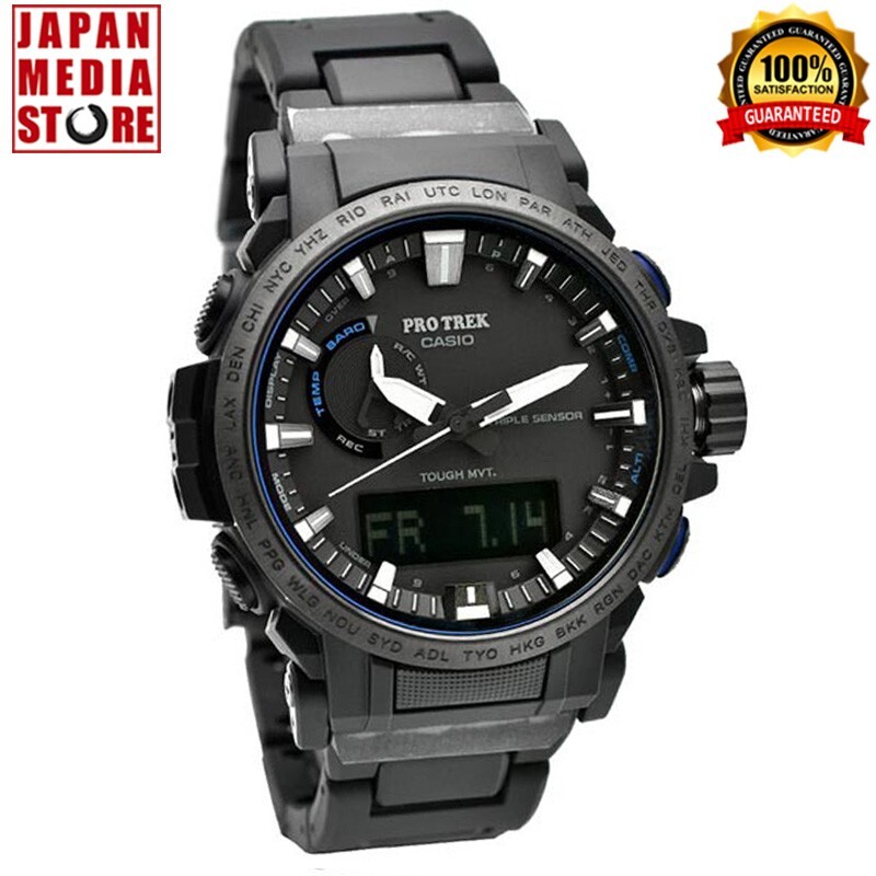 CASIO PRO TREK PRW-61FC-1JF Black Climber Line Composite Band Solar Men Watch