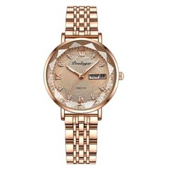 Women Watch Stainless Steel Rose Gold Watch Ladies Watches Luxury Quartz Watches