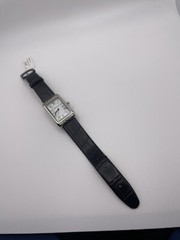 Working Coldwater Creek Watch Black Band / Silver Tone MSRP $59 Croc N Scroll