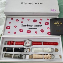 Betty Boop Invicta Limited Edition Women’s Watch Set w/ 5 Bands BB2