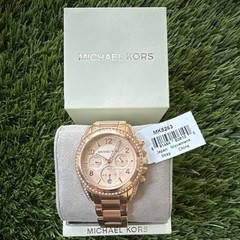 Michael Kors MK5263 Rose Gold Quartz Chronograph Date 38mm 50m Box Manual
