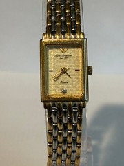 Jules Jurgensen Diamond Two Tone 7127 Gold plated Luxury Watch Perfect Works