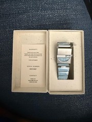 Breda Pulse Tandem Stainless Steel Bracelet Watch, 26mm light Blue/purple