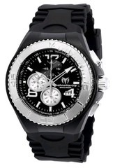 Technomarine TM-115148 Men’s 46mm Cruise JellyFish Black Retro Strap &