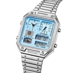 CITIZEN Record Label Playground Edition JG2120-73L Blue Dial Ana-Digi Watch