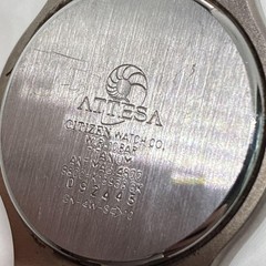 Citizen Attesa K13963 Solar-Powered Titanium Silver