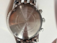 CX Swiss Military Airforce I Orange Dial Sapphire Men’s Chronograph Watch 41mm