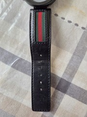 Gucci Watch Interlocking G 42mm Black Dial Leather