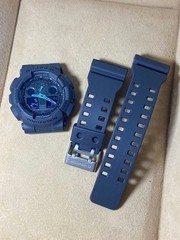 G‐SHOCK GA‐100C Gray ×Light blue/Battery ・ Near