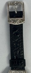 Brighton Orchard New Battery Watch Women Silver Tone Square White Dial 30MM