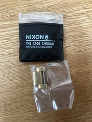 NIXON 42-20 Chrono Watch Matte Gold Coins Used