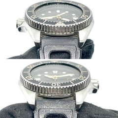 Seiko 2625 0010 Diver Date Rotating Bezel Quartz 150M Black Dial Auth From Japan