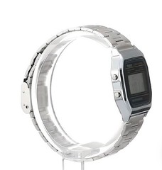 Casio A158WA-1JH Classic Digital Watch Silver Stainless Steel Alarm Japan