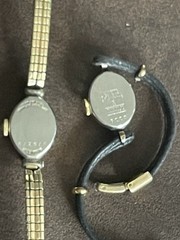 Vtg 50s-60s Ladies Watch Lot Hamilton 10K RGP & Heno Swiss 17 Jewels Repair Wind