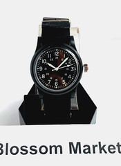 Daiso Japan Military Style miri Watch Black Seiko Movement NATO Strap From Japan
