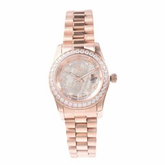 EON 1962 Genuine Meteorite Face Swiss Movement Watch in Stainless Steel