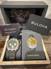 NEW! Bulova Lunar Pilot Apollo 15 50th Anniversary Limited Ed Chrono 2775/5000