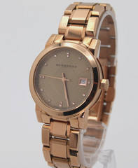 BURBERRY The City BU9126 34MM Ladies Rose Gold Tone Watch