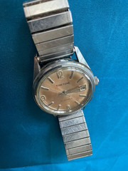 Vntg. Timetone 21J Self-Winding Watch/Runs Briefly Watchmaker Estate Parts Rep