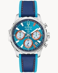 *BRAND NEW* Bulova Marine Star E1 Team Miami Quartz Blue Dial Men’s Watch 96B460