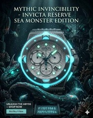 Invicta Reserve Sea Monster 56mm Swiss Movement Chrono Luminous Dial Men’s Watch