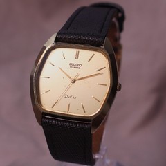 Vintage Seiko Dolce Mens Hexagonal Dress Watch – Tungsten – 5931-5180 – 1980
