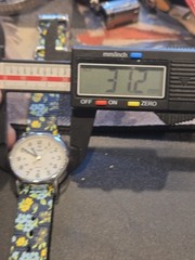 Timex Weekender Watch Women Indiglo Floral Nylon T2P370 31mm New Battery C126A