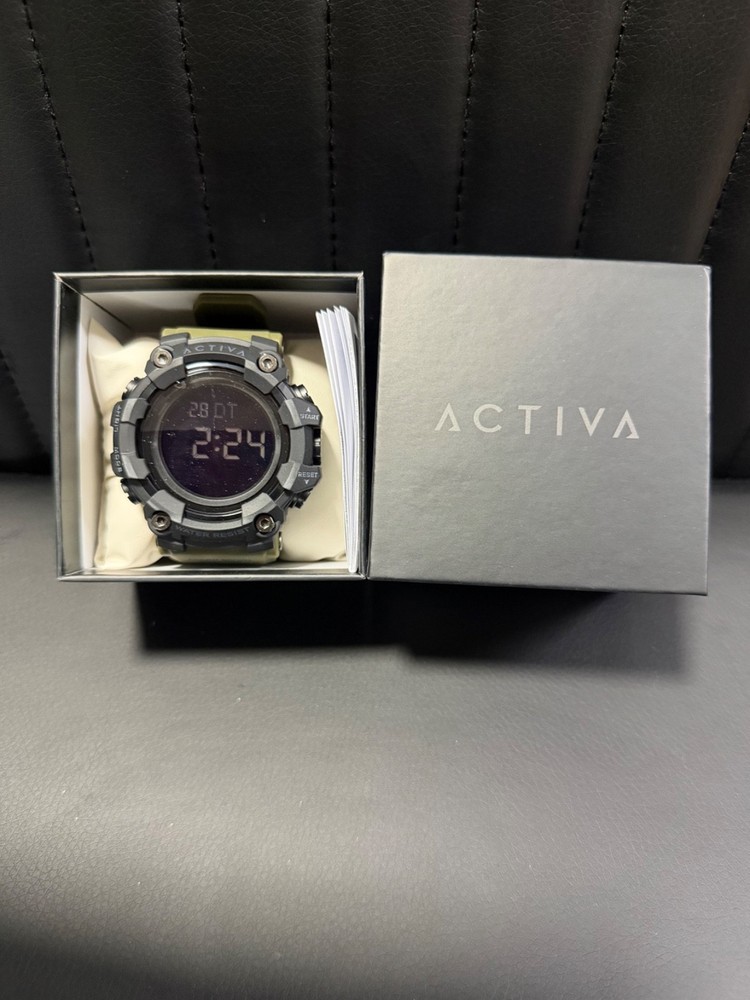 Activa Hexstrike X Invicta Digital Men’s Watch – 56mm, Army Green (ACW1968-003)