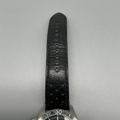 Fossil CH2859 Mens Watch 44mm Black Dial Chronograph Leather Date New Battery