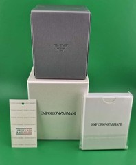 EMPORIO ARMANI MENS WATCH STAINLESS STEEL STRAP WITH BLUE DIAL AR2448 GENUINE