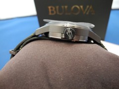 Bulova 98A255 Men’s Military Heritage Hack Stainless Steel Automatic Watch,NEW
